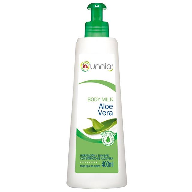 Body milk IFA UNNIA aloe vera dosificador 400 ml