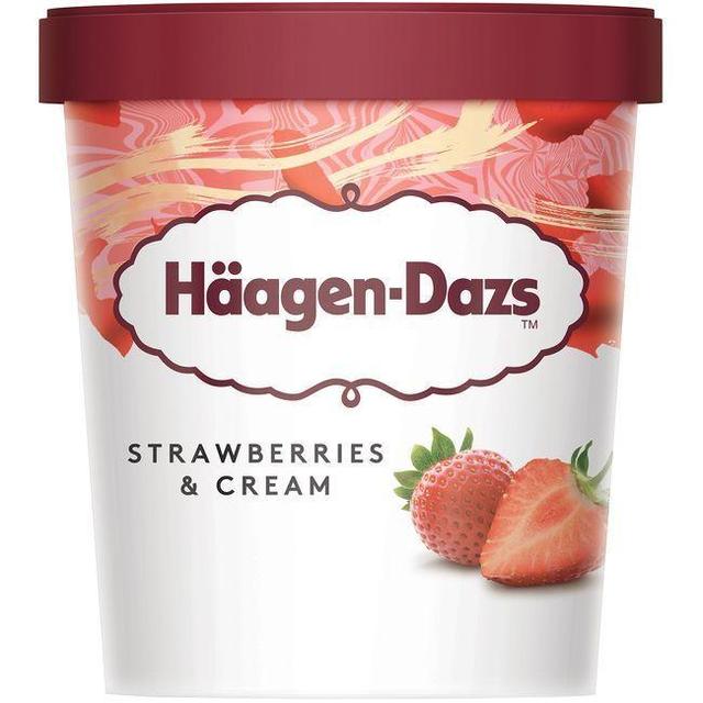 Helado de fresa haagen dazs, tarrina 400 g