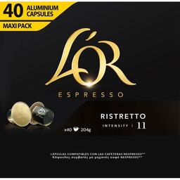 Café ristrettro compatible nespresso l'or, caja 40 uds