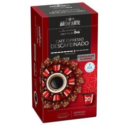 Café en cápsulas espresso descafeinado Arom'arte  de Dia caja 20 unidades