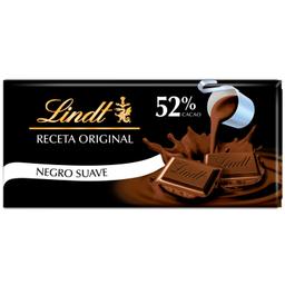 Chocolate negro suave 52% cacao Lindt 100 g