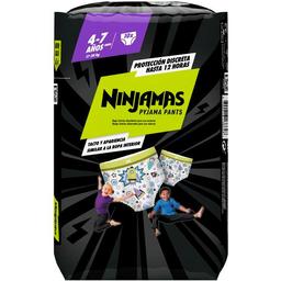 Ninjamas 17-30 kg talla 7 dodot cohete, paquete 10 uds