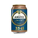Cerveza tostada 0,0% alcohol Amstel Oro lata 33 cl