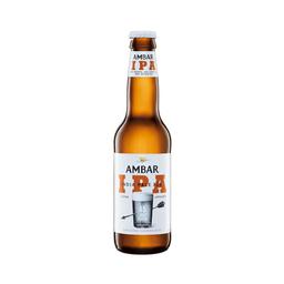 AMBAR IPA  Cerveza Premium extra lúpulo botella 33 cl