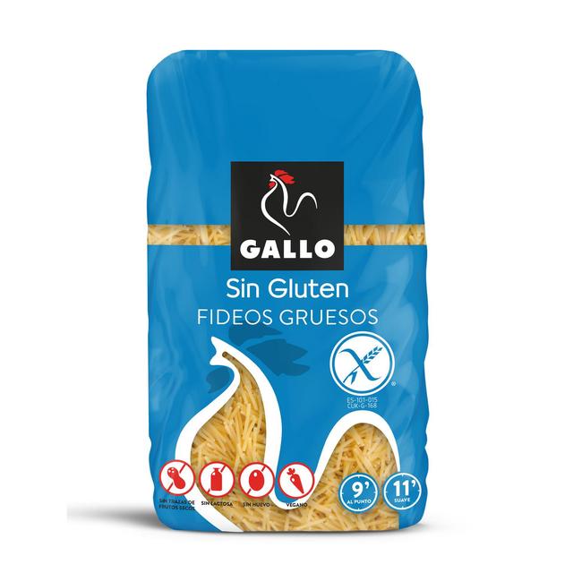 Fideos gruesos Gallo sin gluten 450 g