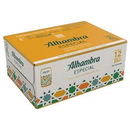 ALHAMBRA ESPECIAL Cerveza pack 12 uds. x 33 cl