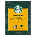Café cápsulas blonde espresso roast Starbucks compatible con Nespresso 18 ud