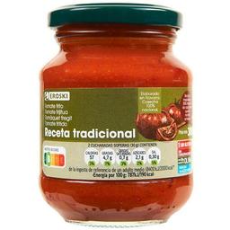 Tomate frito c/ aceite oliva tradicional eroski, frasco 300 g