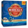 Café Descafeinado en cápsulas Marcilla compatible con Nespresso 20 unidades de 5,2 g