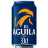 Cerveza normal el aguila, lata 33 cl