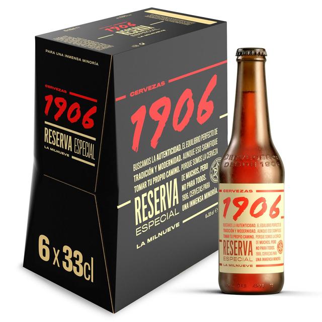 Cerveza 1906 Reserva Especial pack 6 botellas 33 cl