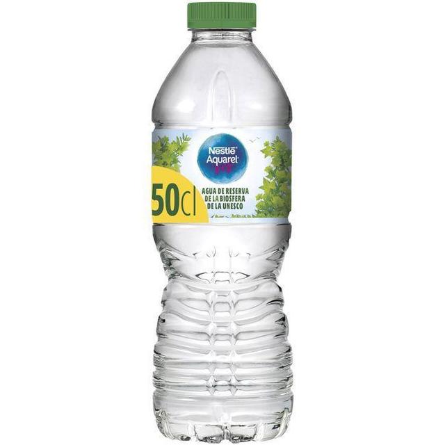 Agua mineral natural Aquarel botella 50 cl