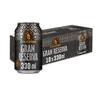 Cerveza tostada Cruzcampo gran reserva malta pack de 10 latas de 33 cl