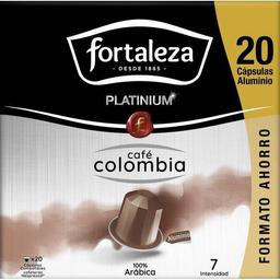 Café colombia platinium comp. nespresso fortaleza, caja 20 uds