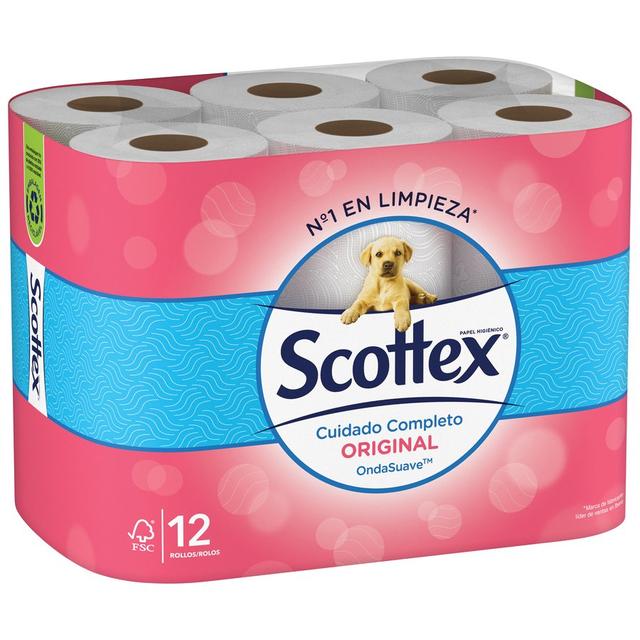 Papel higiénico SCOTTEX 12 rollos