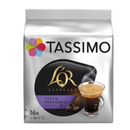 Café lungo profondo intensidad 8 Tassimo L'or 16 cápsulas