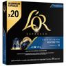 Café ristretto descaf compatible nespresso l'or, caja 20 uds