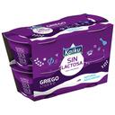 KAIKU Yogur griego natural azucarado y sin lactosa 4 x 90 g