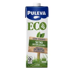 Leche semidesnatada ecológica Puleva brik 1 l