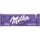 Chocolate con leche milka, tableta 250 gr