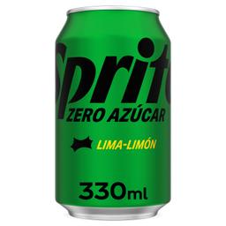 Sprite de lima-limón sin azúcar lata 33 cl