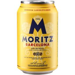 Cerveza moritz, lata 33 cl