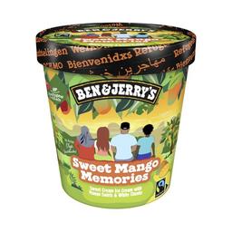 BEN & JERRY'S Helado de nata con salsa de mango y trocitos de chocolate blanco 465 ml