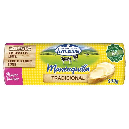 CENTRAL LECHERA ASTURIANA Rulo de mantequilla tradcional sin sal CENTRAL LECHERA ASTURIANA 500 g