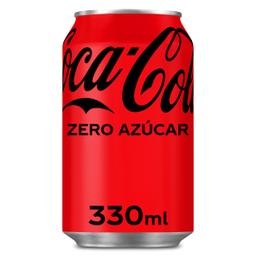 Refresco de cola zero Coca-Cola lata 33 cl