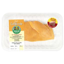 ALCAMPO CULTIVAMOS LO BUENO Pechuga de pollo certificado cortada en filetes finos  Bandeja