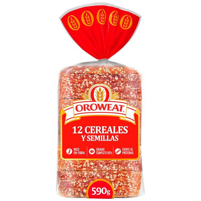 Pan de molde integral 12 selección cereales y semillas Oroweat 590 g