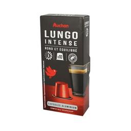PRODUCTO ALCAMPO Café en cápsulas Lungo Intenso I8, 10 uds