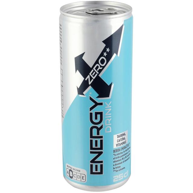 Energy drink Zero Bebida Energética Carrefour lata 25 cl