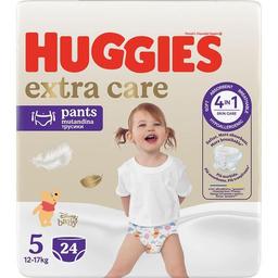 Pañal pants talla 5 (12-17 kg) huggies extra, paquete 24 uds