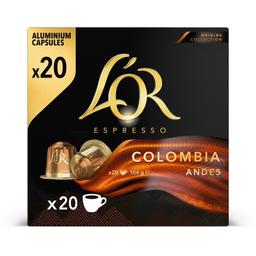 Café cápsulas L'OR espresso Colombia 20 unidades 104 g