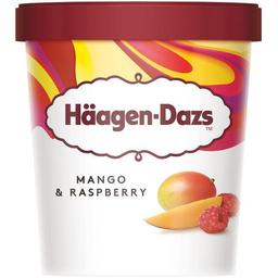 Helado de mango&raspberry haagen dazs, tarrina 400 g