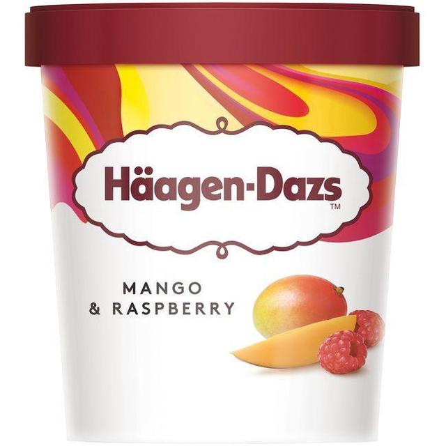 Helado de mango&raspberry haagen dazs, tarrina 400 g