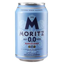 Cerveza 0,0 moritz, lata 33 cl