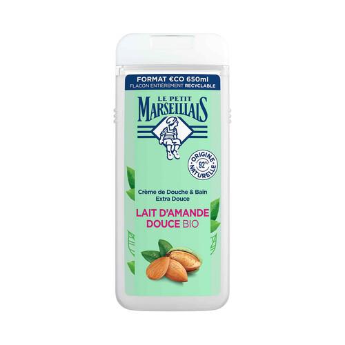 LE PETIT MARSEILIAIS Gel hidratante y nutritivo para baño o ducha, con textura crema y leche de almendras bio LE PETIT MARSEILIALS 650 ml