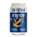 Cerveza sin filtrar el aguila, lata 33 cl