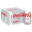 COCA COLA Light Pack 9 uds. x 330 cl