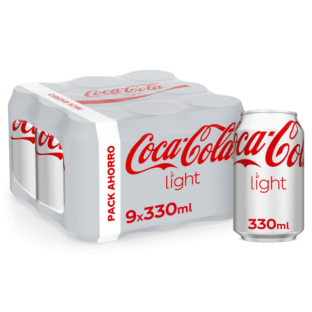 COCA COLA Light Pack 9 uds. x 330 cl