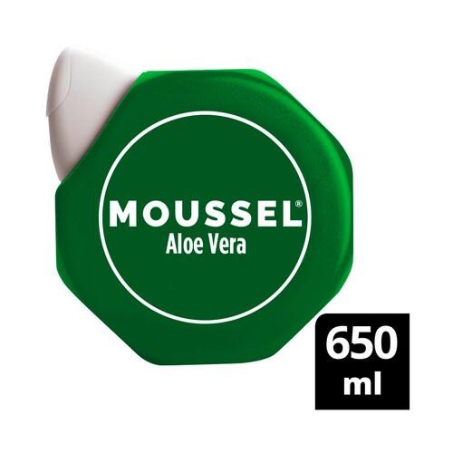 MOUSSEL Gel purificante para ducha o baño con aloe vera 100% natural MOUSSEL 650 ml