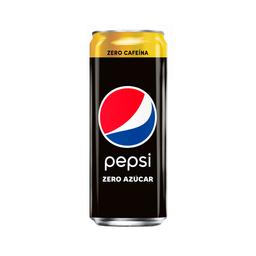 PEPSI MAX Refresco de cola Zero azúcar, Zero cafeína  lata de 33 cl