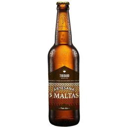 Cerveza 5 maltas tibidabo, botella 33cl