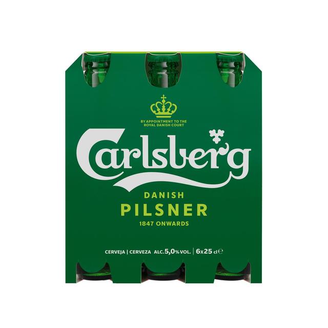 Cerveza Carlsberg pack de 6 botellas de 25 cl