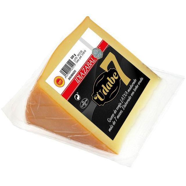 Queso idiazabal d.o. ahumado 7 meses udabe, cuña 250 g