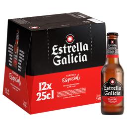 Cerveza Estrella Galicia especial pack de 12 botellas de 25 cl