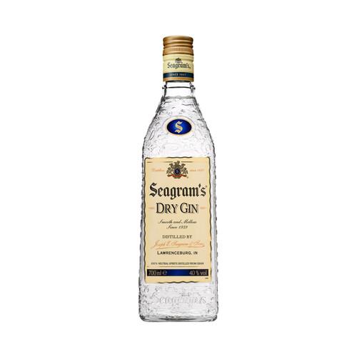 SEAGRAM'S Ginebra americana tipo Dry Gin botella 70 cl