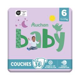 PRODUCTO ALCAMPO Baby Pañales talla 6 (13-27 kg) 36 uds